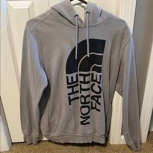 The North Face Light Gray Hoodie for Men